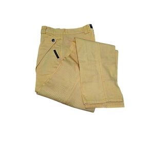 Vintage 80s Rocky Mountain Mustard Yellow Denim Jeans Size 29/9